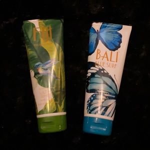 Fiji and Bali BBW lotions